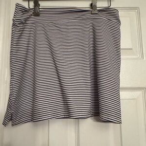 Lola Black and White Pencil Skirt athletic yoga tennis medium Anthropologie $69